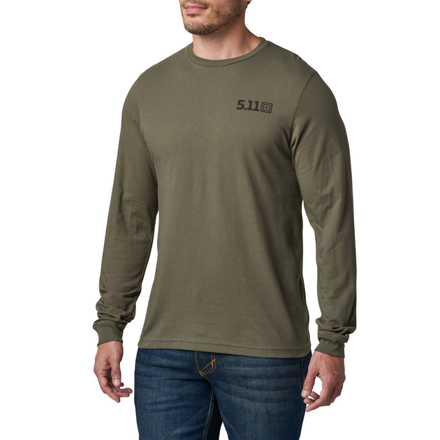 Реглан 5.11 Tactical® Served Fresh Long Sleeve M RANGER GREEN - зображення 1