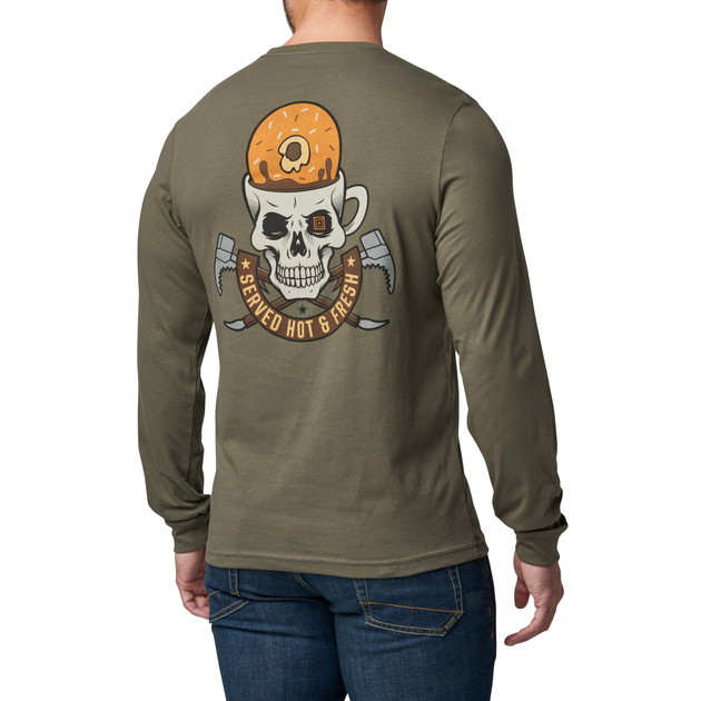 Реглан 5.11 Tactical® Served Fresh Long Sleeve M RANGER GREEN - зображення 2