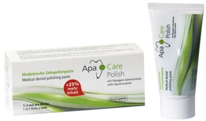 Зубна паста Apa Care Професійне чищення в домашніх умовах поліруюча 25 мл (4260149350053) - зображення 3