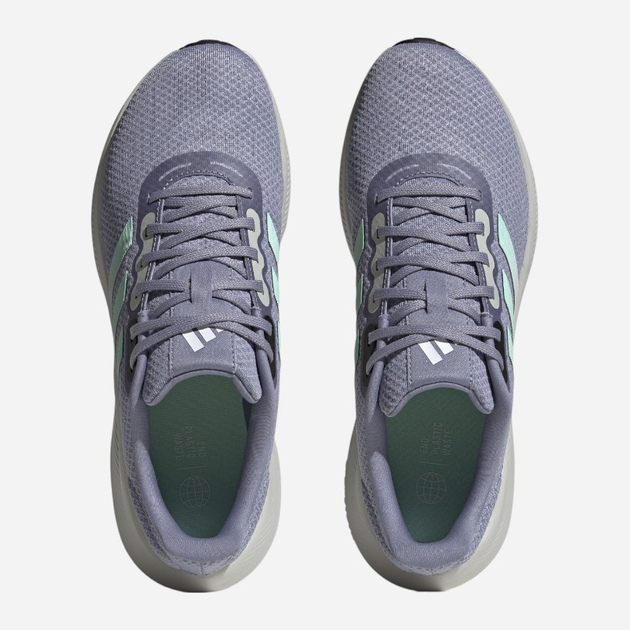 Чоловічі кросівки для бігу adidas Runfalcon 3.0 HQ1472 40.5 Фіолетові (4066748233694) - зображення 5