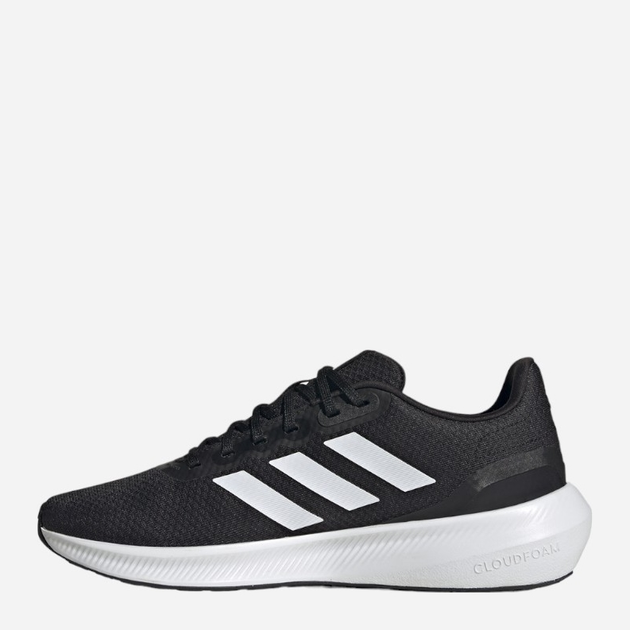 Чоловічі кросівки для бігу Adidas Runfalcon 3.0 HQ3790 41.5 Чорні (4066748226085) - зображення 2