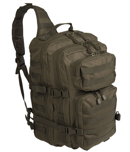 Рюкзак на одно плечо Mil-Tec One Strap Assault Pack 29 л Olive 14059201 - изображение 1