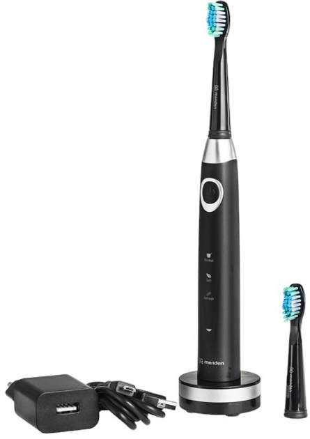 Elektryczna szczoteczka do zębów Meriden Sonic+ Smart Black (5907222354032) - obraz 3