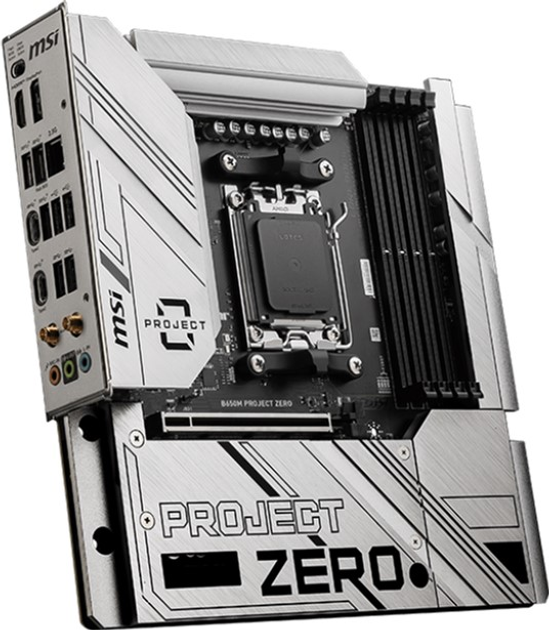 Материнская плата MSI PROJECT ZERO B650M Wi-Fi (sAM5, AMD B650, PCI-Ex16) - изображение 3