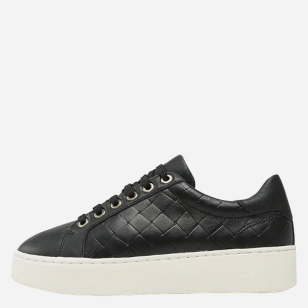 Sneakersy damskie na platformie Geox D35QXC04785 41 (7.5UK) 26.7 cm Czarne (8056206040007) - obraz 4