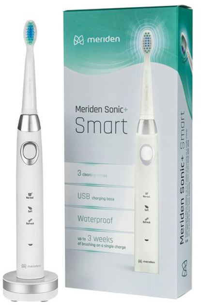 Elektryczna szczoteczka do zębów Meriden Sonic+ Smart White (5907222354025) - obraz 2