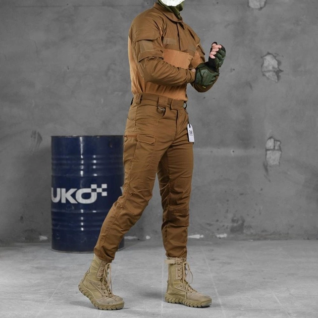Чоловічий костюм "7.62 tactical Minnesota" ріп-стоп убакс + штани койот розмір XL - зображення 2