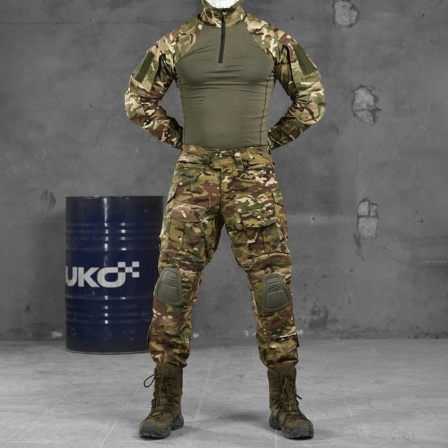 Чоловічий костюм COMBAT G3 ріп-стоп убакс + штани мультикам розмір S - зображення 1