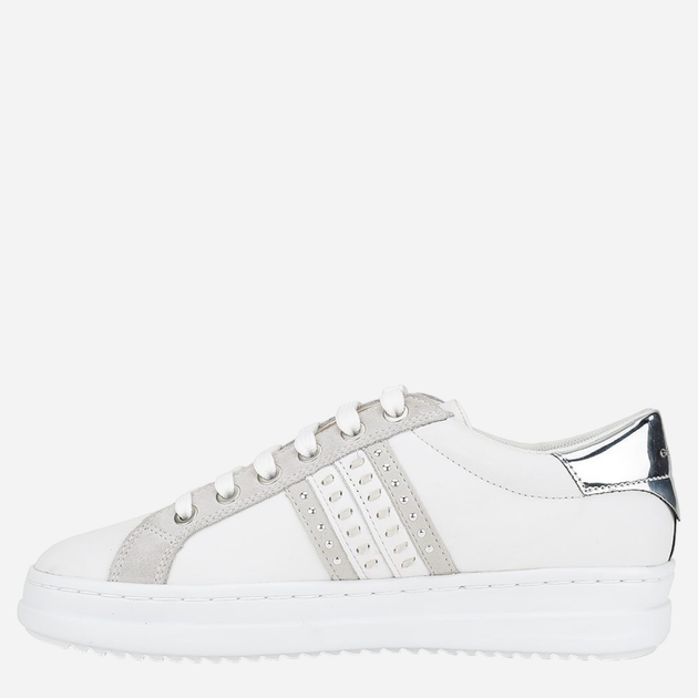 Sneakersy damskie Geox D02FED085BN 41 (7.5UK) 26.7 cm Białe (8054730387414) - obraz 3