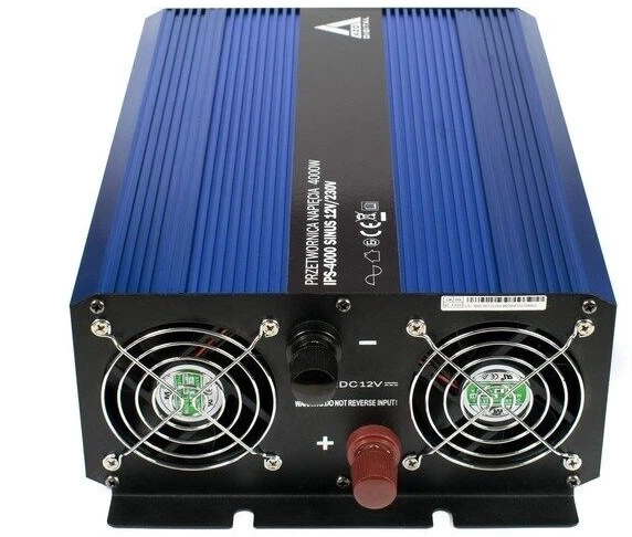 Автомобільний інвертор AZO Digital IPS-4000S SINUS 4000W чиста синусоїда 12-230V DC-AC (5903332566105) - зображення 4