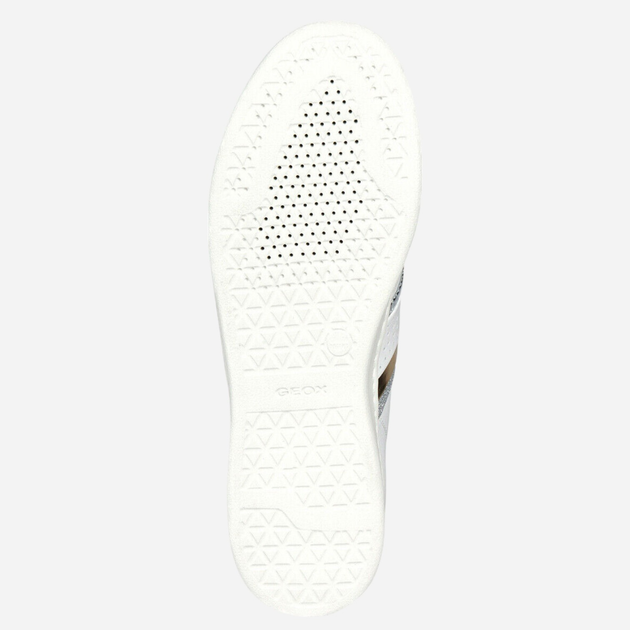 Sneakersy damskie skórzane Geox D351BB085KY-C0007 40 (7UK) 26 cm Biały/Srebrny (8056206052413) - obraz 6