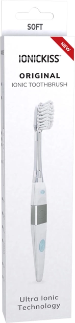 Зубна щітка IONICKISS Soft М'яка Біла іонна (4969542143308) - зображення 2