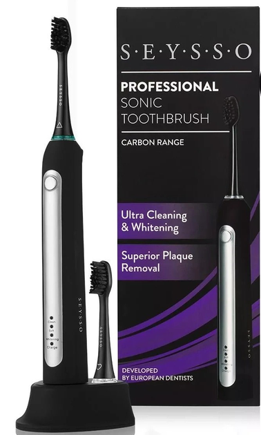 Elektryczna szczoteczka do zębów Seysso Carbon Professional (5905279935006) - obraz 3