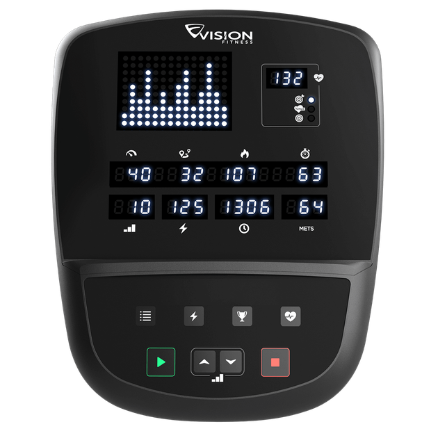 Велотренажер горизонтальний Vision Fitness R60 - Фото 2 Велотренажер горизонтальний Vision Fitness R60 - изображение 2