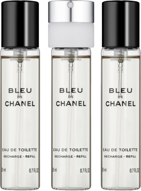 Набір змінних блоків для чоловіків Chanel Туалетна вода Chanel Bleu de Chanel 3 x 20 мл (3145891078107) - зображення 1