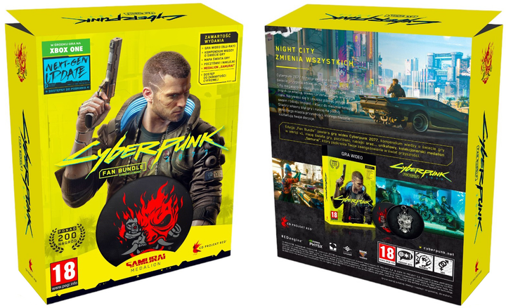 Гра Xbox One Cyberpunk 2077 Fan Bundle Pack (Blu-ray диск) (5908305247364) - зображення 2