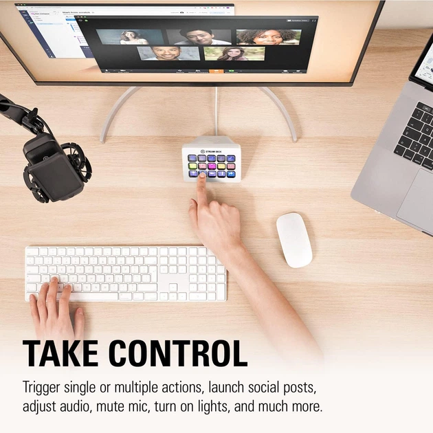 Контроллер для стриминга Elgato Stream Deck MK.2 Белый (20GBA9901