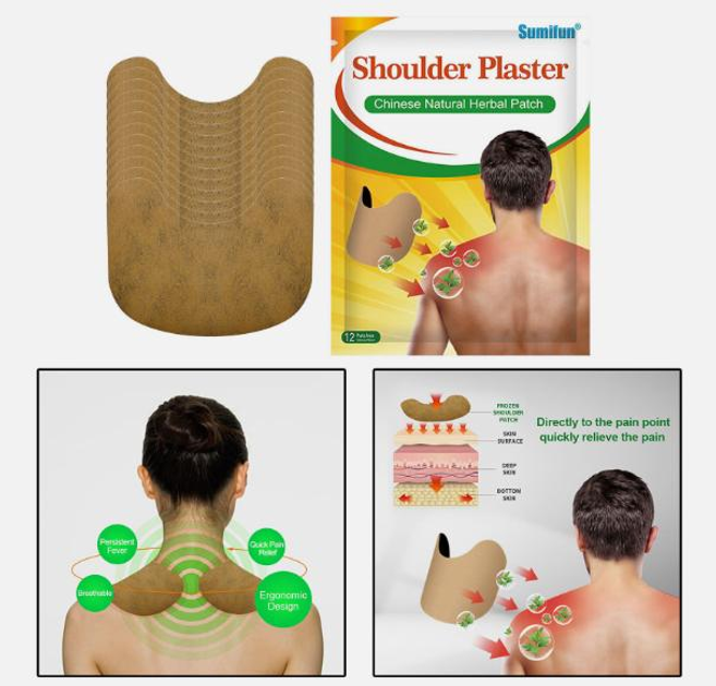 Пластырь для шеи и плеч Shoulder из 12 штук - изображение 2