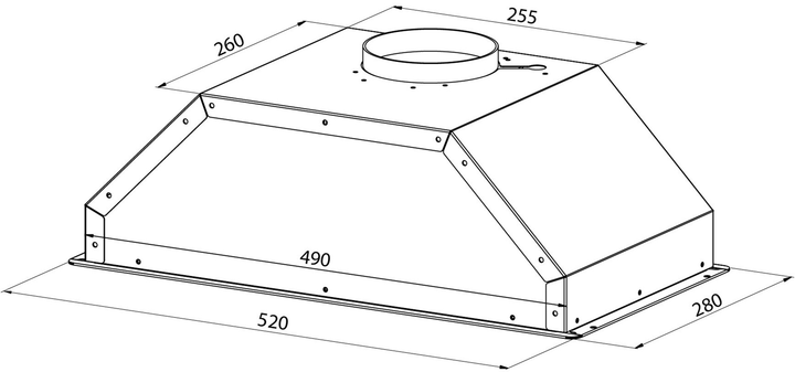 Вытяжка PYRAMIDA AGB 52 PB IX - изображение 6