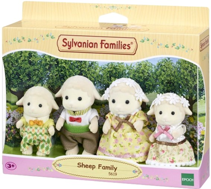 Набор фигурок Epoch Sylvanian Families Семья овечки 4 шт (5054131056196 ...