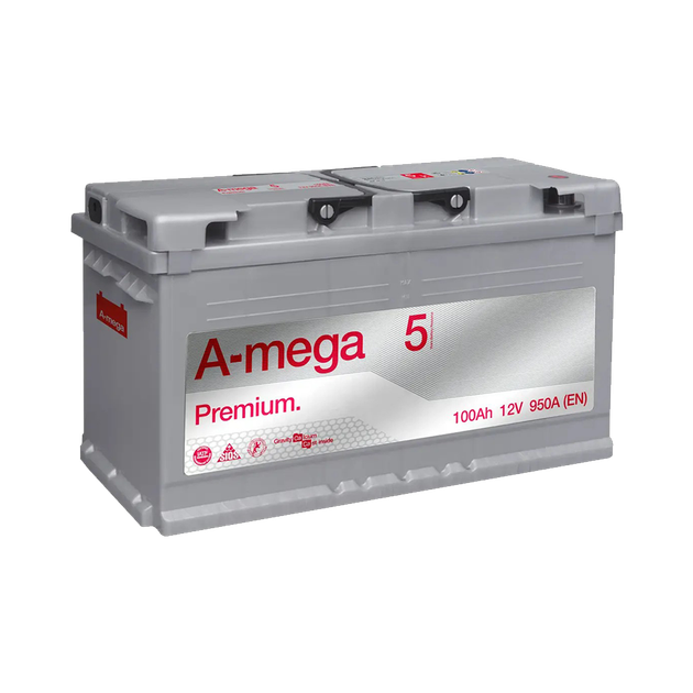 Аккумулятор авто Мегатекс A-mega Premium (M5) 6СТ-100-А3 (прав) ТХП 950 - изображение 1