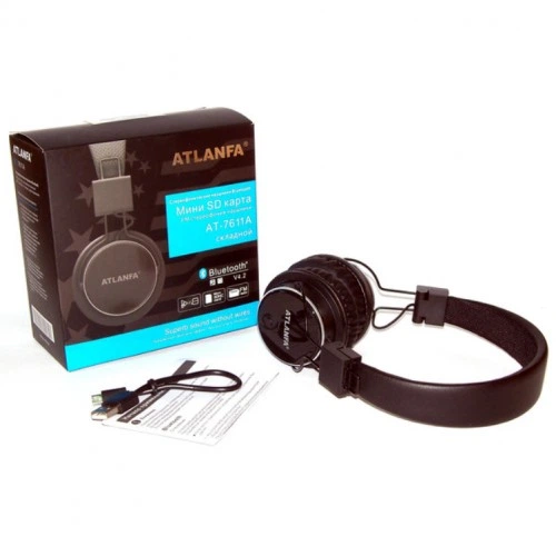 Бездротові Bluetooth навушники Atlanfa AT-7611A - изображение 2