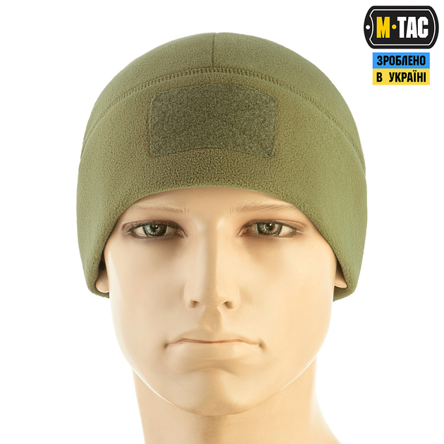 Шапка M-Tac Watch Cap Elite флис (320г/м2) с липучкой Tan XL - изображение 2