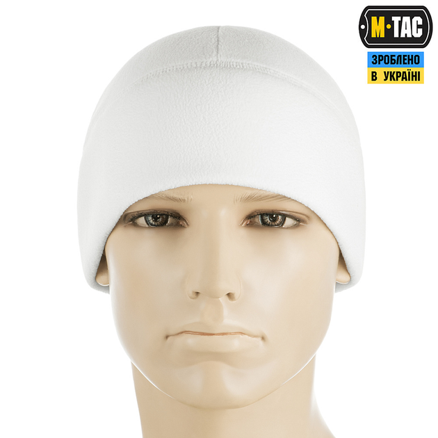 M-Tac шапка Watch Cap Elite фліс (320г/м2) White XL - зображення 2