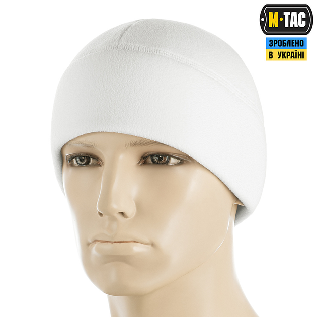 M-Tac шапка Watch Cap Elite флис (320г/м2) White L - изображение 1