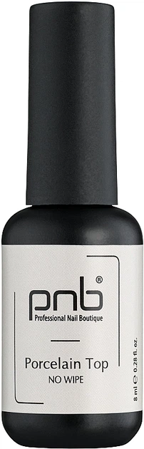 Молочный топ без липкого слоя для ногтей - PNB UVLED Porcelain Top No Wipe 8ml (978742-1260926-2) - Фото 1 Молочный топ без липкого слоя для ногтей - PNB UVLED Porcelain Top No Wipe 8ml (978742-1260926-2) - изображение 1