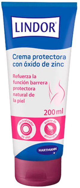 Захисний крем для інтимних зон Lindor Protective with Zinc Oxide 200 мл (4052199600697) - зображення 1