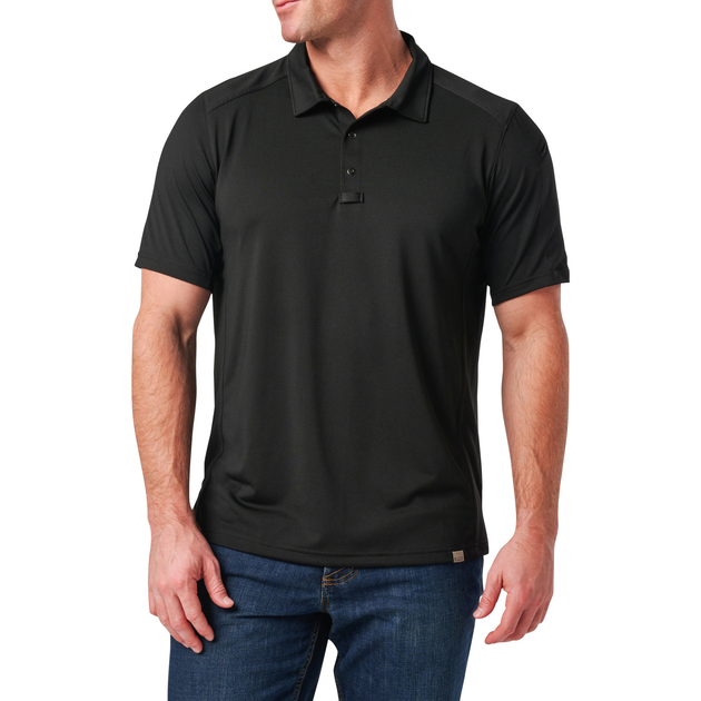 Футболка поло 5.11 Tactical Paramount Chest Polo Black M (41298-019) - зображення 1