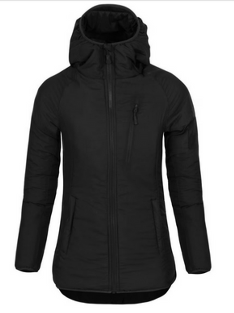 Черная куртка женская women's wolfhound s s hoodie helikon-tex - изображение 2