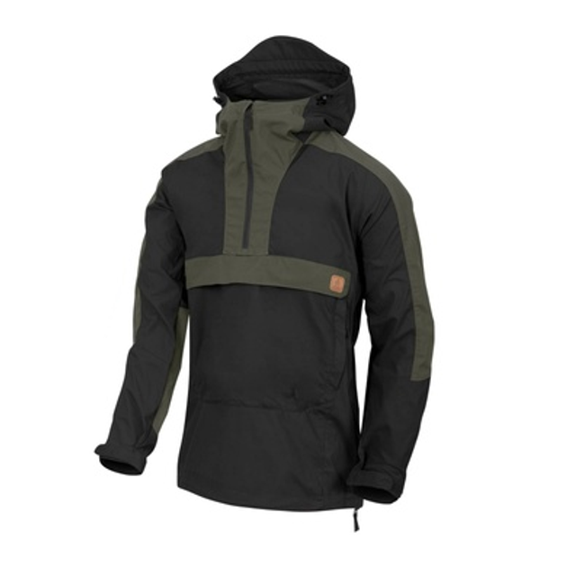 Анорак XL Woodsman Jacket Helikon-Tex green Black/taiga Anorak - зображення 1