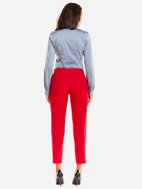Spodnie damskie Awama A241 M Czerwone (5902360525238) - obraz 2