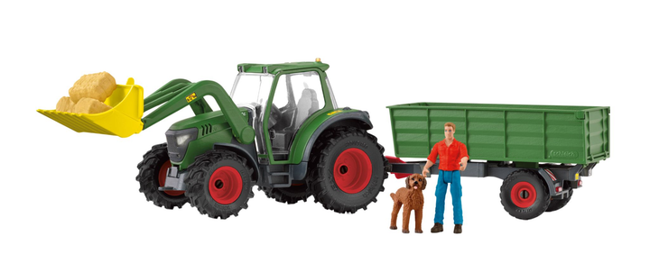 Traktor z przyczepą Schleich Farm World (4059433652320) - obraz 2