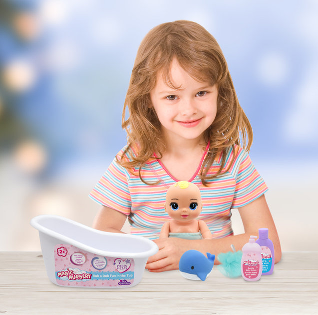 Лялька Magic Nursery з ванною (845371036568) - зображення 2