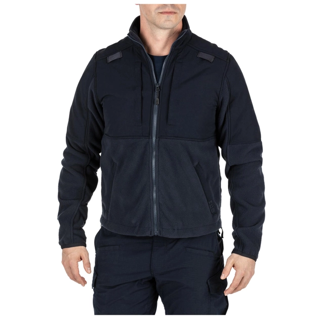 Куртка тактическая флисовая 5.11 Tactical Fleece 2.0 M Dark Navy - изображение 2
