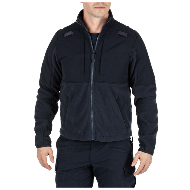 Куртка тактическая флисовая 5.11 Tactical Fleece 2.0 L Dark Navy - изображение 2