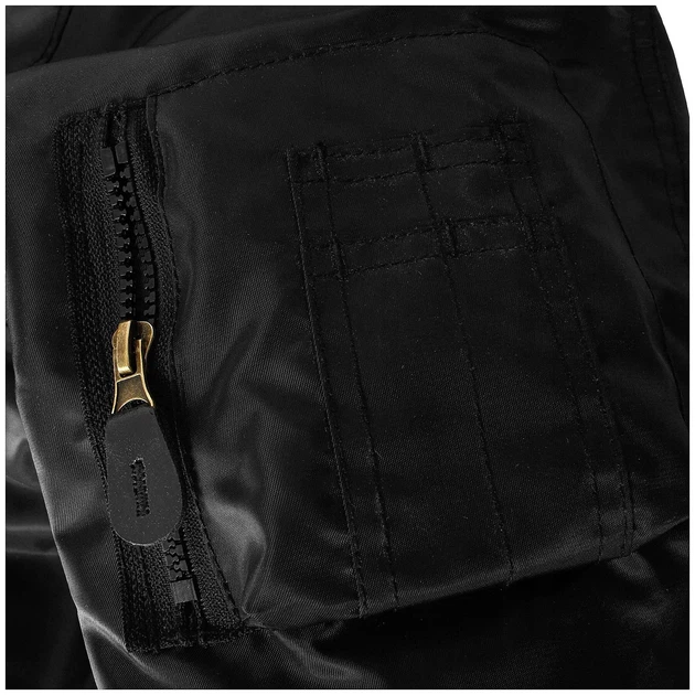 Куртка лётная MA1 XS Black - Фото 11 Куртка лётная MA1 XS Black - изображение 11