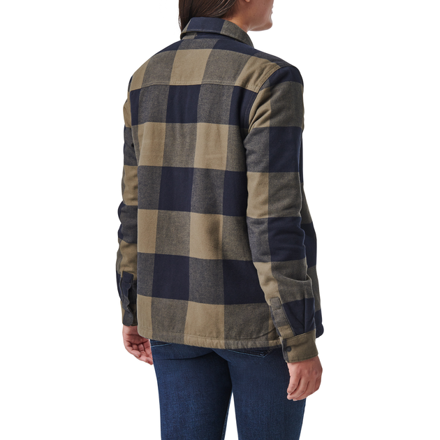 Куртка жіноча 5.11 Tactical Louise Shirt Jacket XL Ranger Green Plaid - зображення 2