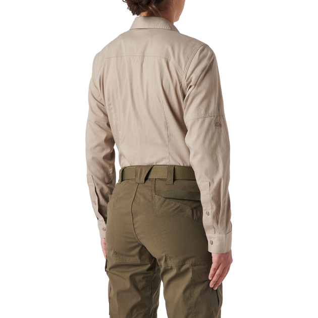 Сорочка тактична жіноча 5.11 Tactical Women's ABR Pro Long Sleeve Shirt XL Khaki - зображення 2
