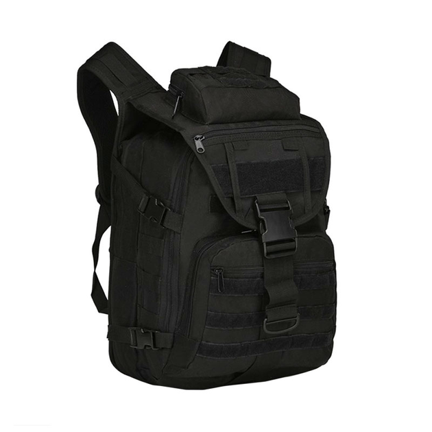 Рюкзак тактический AOKALI Outdoor A18 36-55L Black - зображення 1