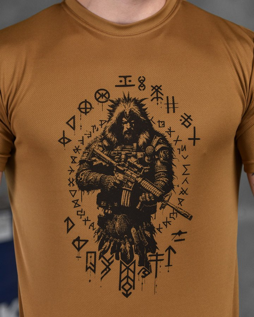 Тактическая потоотводящая футболка oblivion tactical berserk олива M - изображение 2