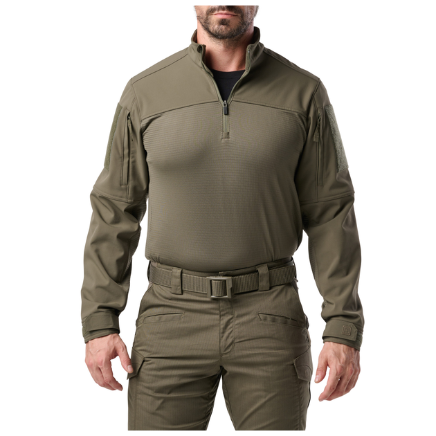 Рубашка тактическая 5.11 Tactical Cold Weather Rapid Ops Shirt 2XL RANGER GREEN - изображение 1