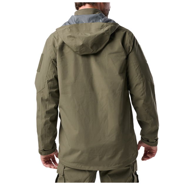 Куртка штормовая 5.11 Tactical Force Rain Shell Jacket 2XL RANGER GREEN - изображение 2