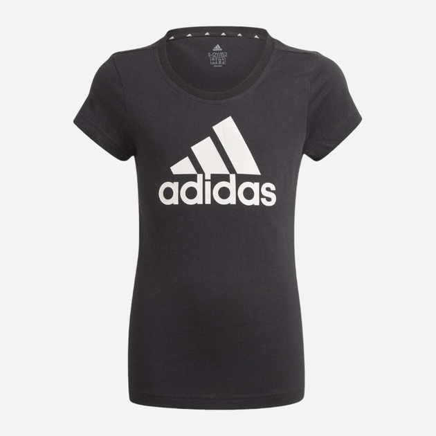 Футболка дитяча Adidas G Lin T GN4069 170 см Чорна (4064036241239) - зображення 1