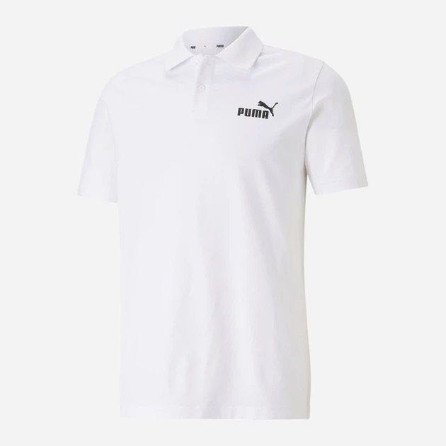 Поло чоловіче Puma Ess Pique 586674-02 L Біле (4063697399457) - зображення 5