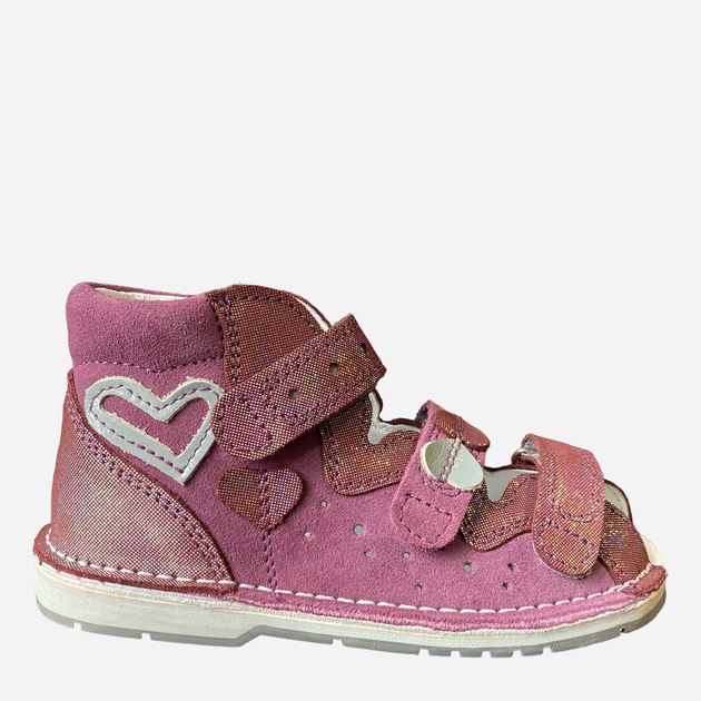 Акція на Дитячі ортопедичні сандалі для дівчинки Bartek 165201-14 27 Рожеві від Rozetka