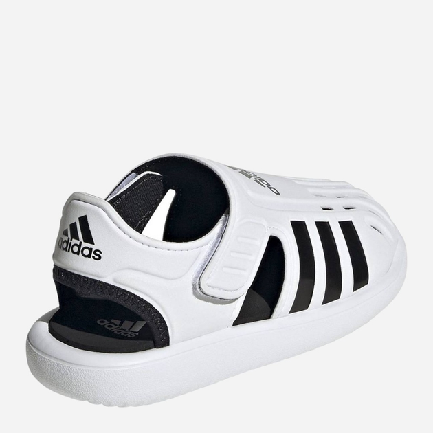 Дитячі босоніжки для хлопчика adidas Water Sandal GW0387 28 Білі з чорним (4065418339599) - зображення 4